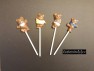 663 Baby Teddy Bear Chocolate Candy Lollipop Mold